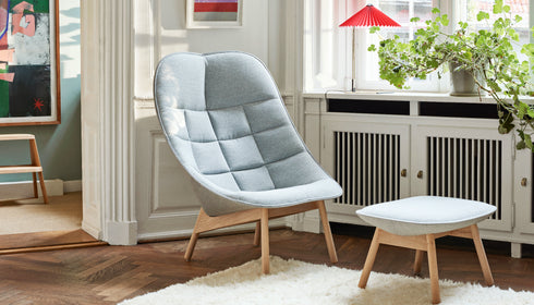Uchiwa Quilted Lounge Chair
